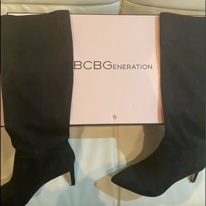 BCBG suede modern boots